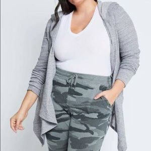 Splendid thermal waterfall gray cardigan